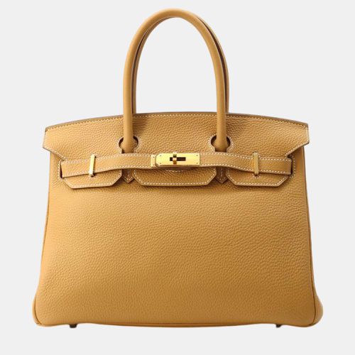 Natural Sable Togo Leather 30 Birkin Tote Bag - Hermes - Modalova