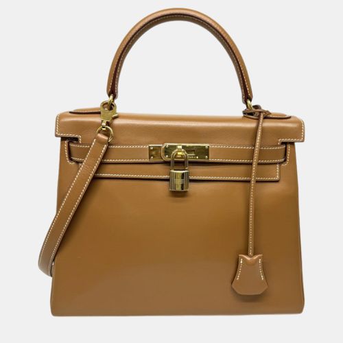 Vache Natural Kelly 28 Handbag - Hermes - Modalova