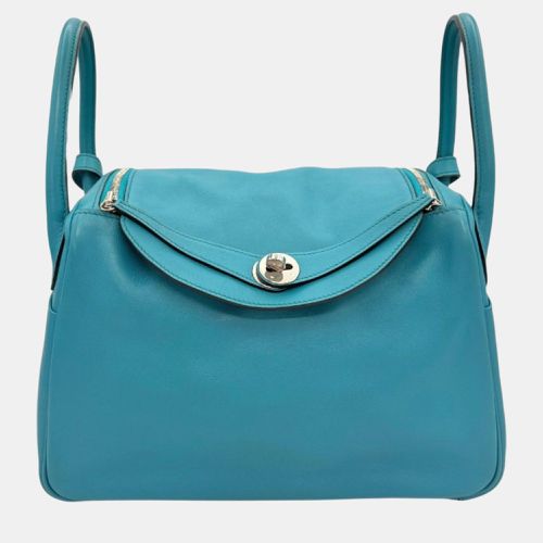 Turquoise Swift Lindy 30 Handbag - Hermes - Modalova