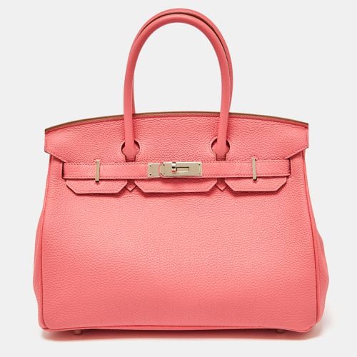 Hermès Rose Lipstick Togo Leather Palladium Hardware Birkin 30 Bag - Hermes - Modalova