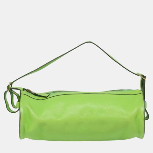 Hermes Green Leather Handbag - Hermes - Modalova