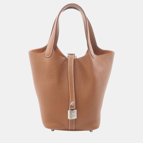 Picotin Lock PM Handbag Leather - Hermes - Modalova