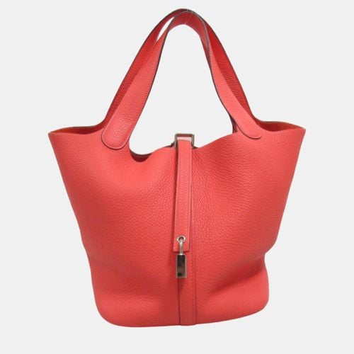 Leather Togo Picotin Lock MM Handbag - Hermes - Modalova