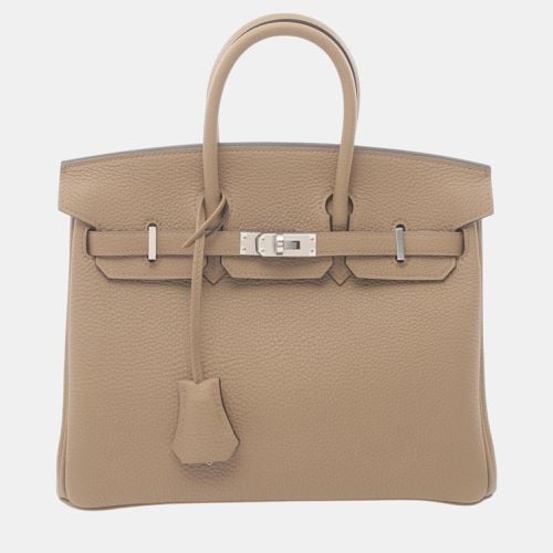 Birkin 25 Togo Handbag Leather - Hermes - Modalova