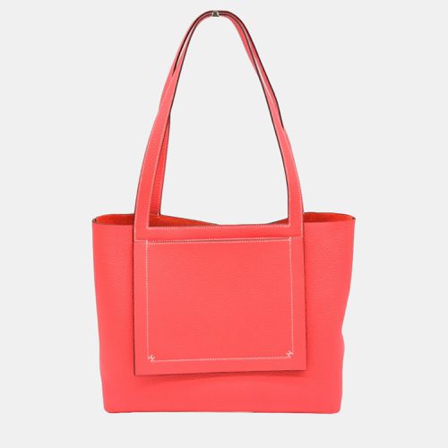 Taurillon Clemence Leather Rose Texas Cabas Serie 31 Tote Bag - Hermes - Modalova