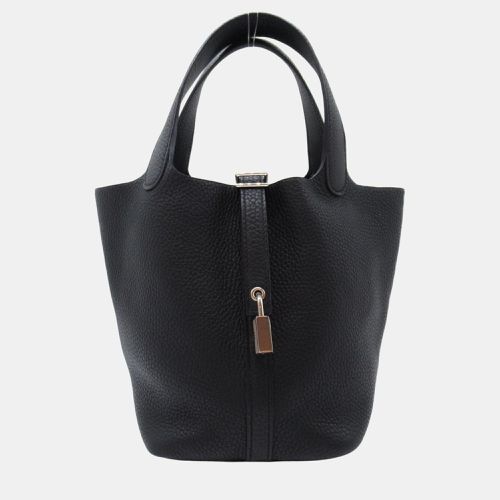 Leather Taurillon Clemence Picotin Lock PM Handbag - Hermes - Modalova