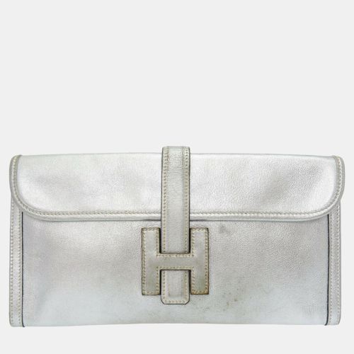 Jige Athens Chevre H Stamp Clutch Bag - Hermes - Modalova