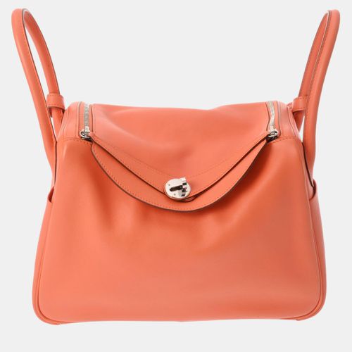 Mango Swift leather Lindy 30 shoulder bag - Hermes - Modalova