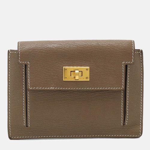 Kelly Pocket Compact Coin Case Leather - Hermes - Modalova