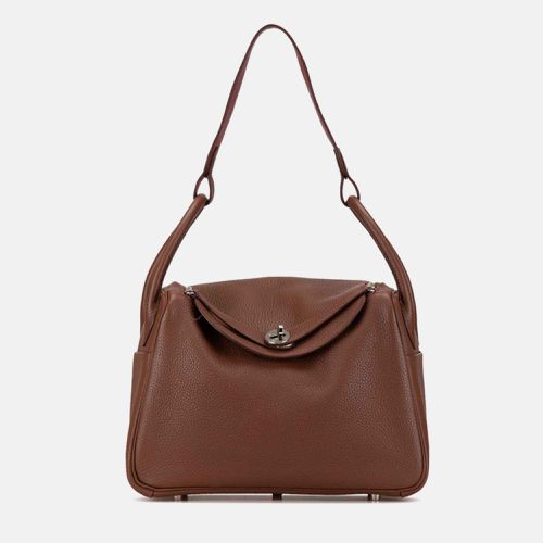 Leather Lindy 30 Handbag - Hermes - Modalova