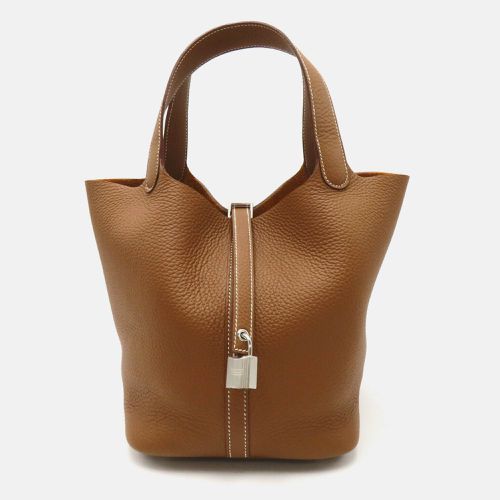 Leather Picotin Lock Mm Handbag - Hermes - Modalova