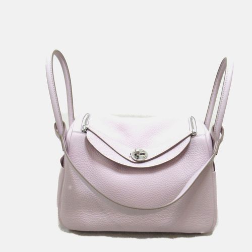 Purple Leather Lindy 26 Leather Shoulder Bag - Hermes - Modalova