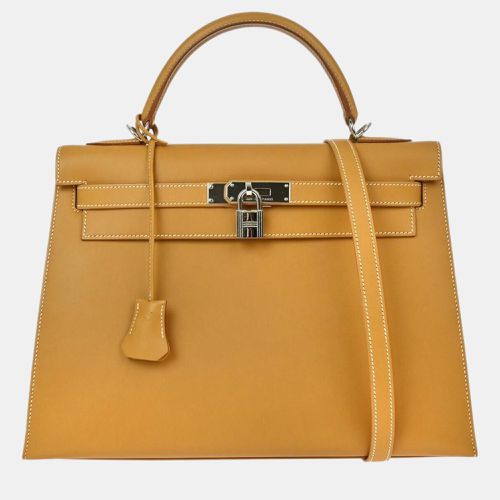 Natural Chamonix Kelly 32 Sellier 2Way Handbag - Hermes - Modalova