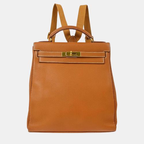 Gold Togo Kelly Ado Gm Backpack - Hermes - Modalova