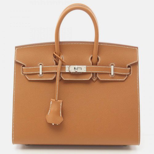 Leather Birkin 25 Handbag - Hermes - Modalova