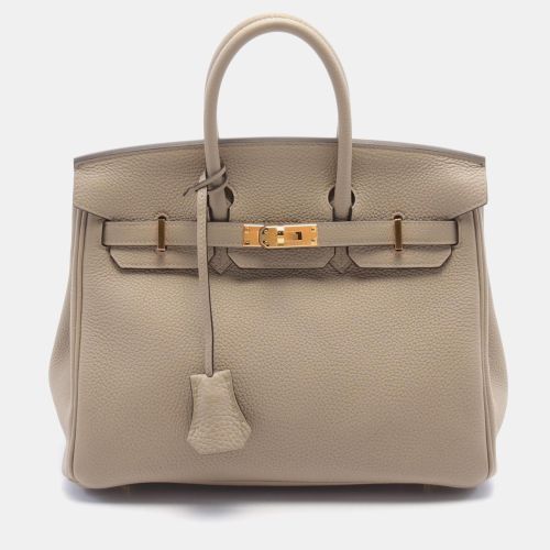 Togo Leather Birkin 25 Tote Bag - Hermes - Modalova