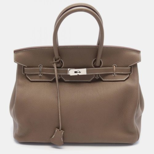 Togo Leather Birkin 35 Tote Bag - Hermes - Modalova