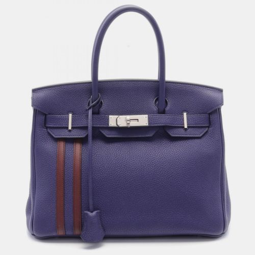 Officier Leather Birkin 30 Tote Bag - Hermes - Modalova