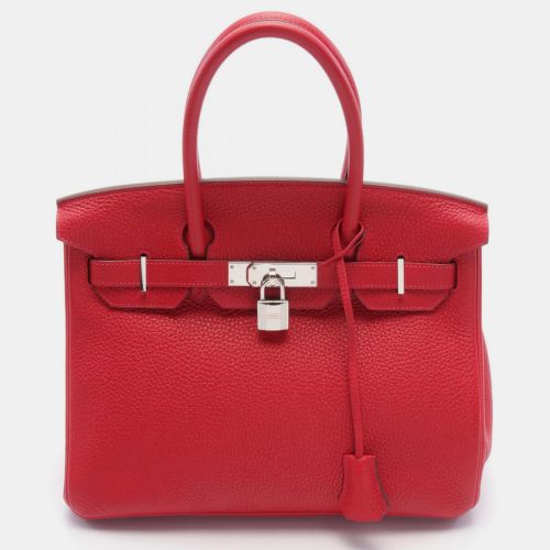 Verso Leather Birkin 30 Tote Bag - Hermes - Modalova