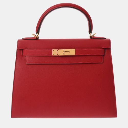 Rouge Vif Epsom Leather Kelly 28 Bag - Hermes - Modalova