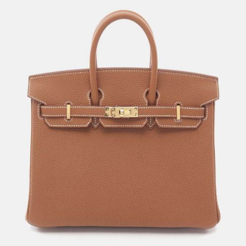 Birkin 25 Leather Handbag - Hermes - Modalova