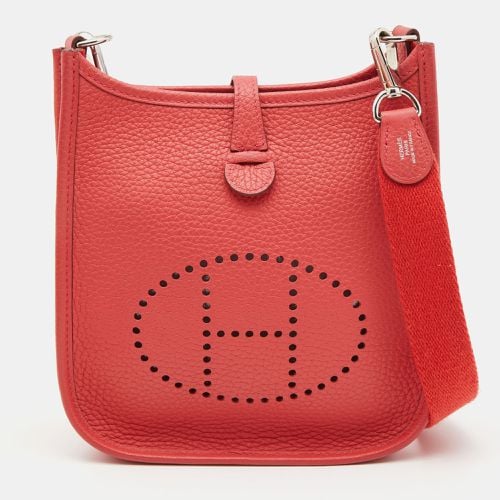 Rouge Pivoine Taurillon Clemence Leather Evelyne TPM Bag - Hermes - Modalova