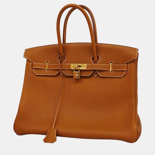 Togo Leather Birkin 35 Tote Bag - Hermes - Modalova