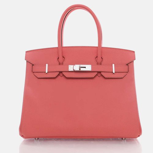 Flamingo Epsom Birkin 30 Handbag - Hermes - Modalova