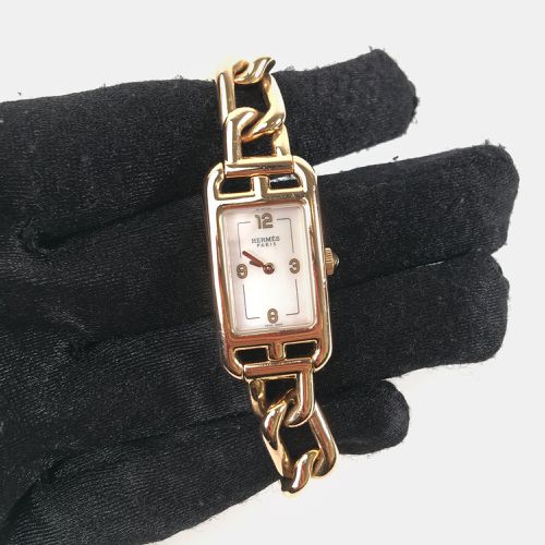 K Rose Gold Nantucket Mother Of Pearl Watch 16 mm - Hermes - Modalova