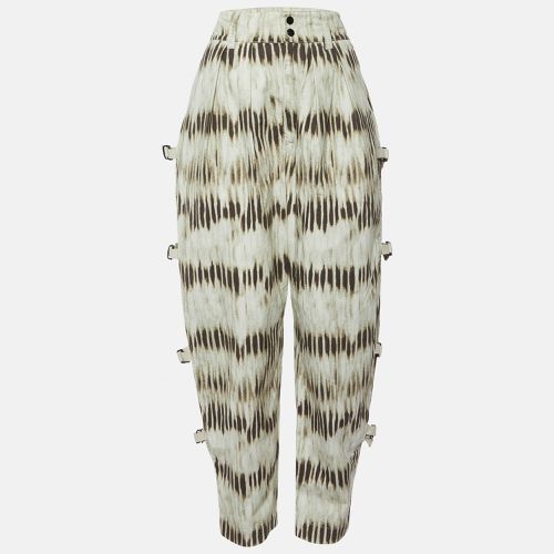 Tie-Dye Print Cotton Buckle Detail Pants L - Isabel Marant - Modalova