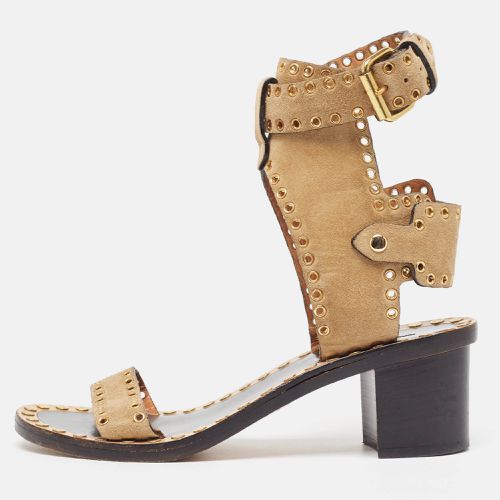 Light Suede Ankle Strap Sandals Size 37 - Isabel Marant - Modalova