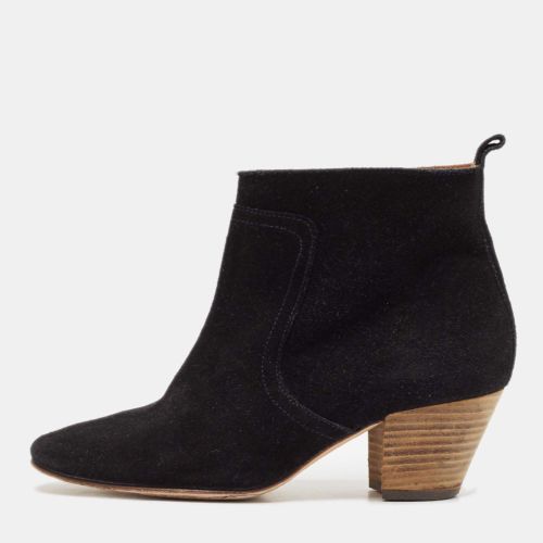 Suede Dicker Ankle Length Boots Size 37 - Isabel Marant - Modalova