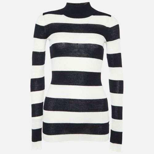 White Stripe Cashmere High Neck Sweater XS - Joseph - Modalova