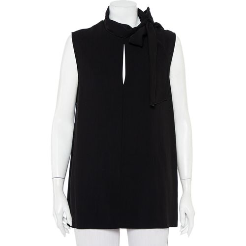 Crepe Neck Tie Detail Sleeveless Noon Top L - Joseph - Modalova