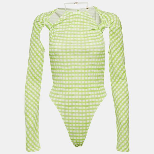 Checks Jersey Le Body Nodi Bodysuit M - Jacquemus - Modalova