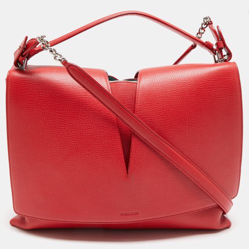 Leather Cut Out Top Handle Bag - Jil Sander - Modalova