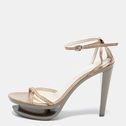 Leather Ankle Strap Sandals Size 35 - Jil Sander - Modalova