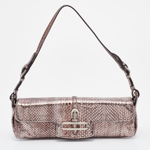 Metallic Snakeskin Leather Tulita Pochette Bag - Jimmy Choo - Modalova