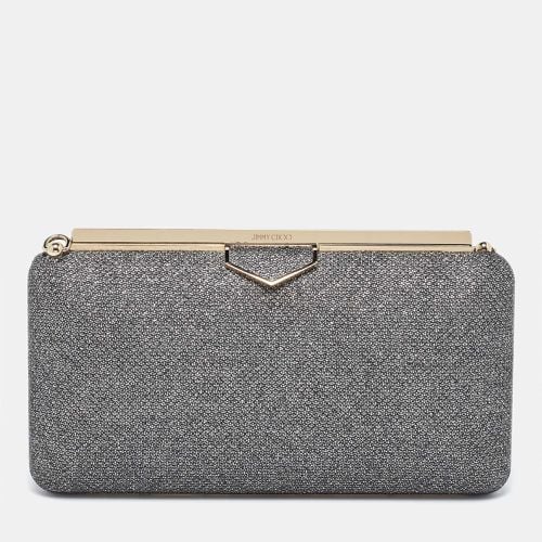 Coarse Glitter Ellipse Clutch - Jimmy Choo - Modalova