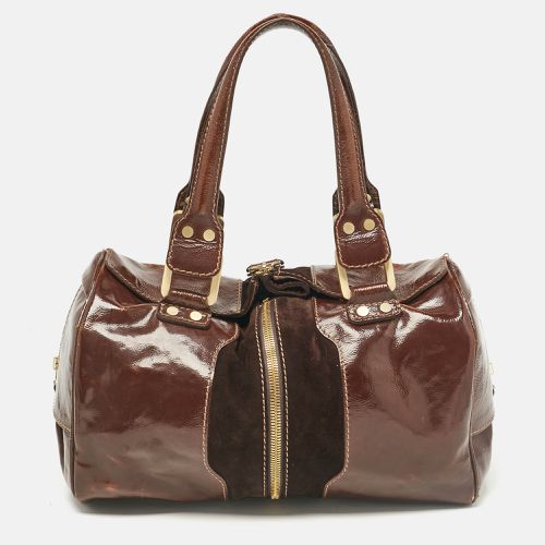 Patent Leather and Suede Large Marla Bag - Jimmy Choo - Modalova