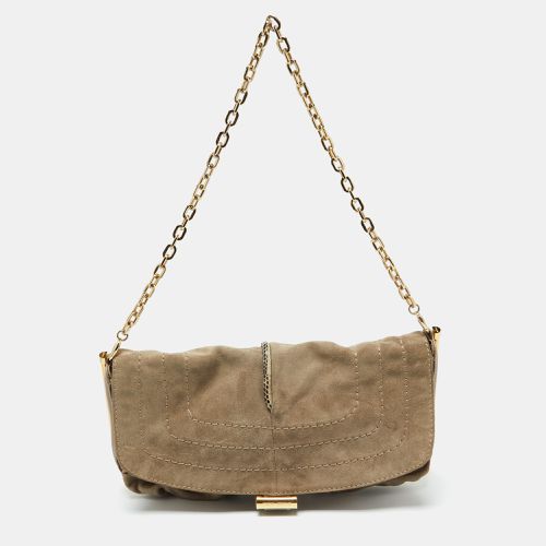 Suede and Leather Flap Shoulder Bag - Jimmy Choo - Modalova