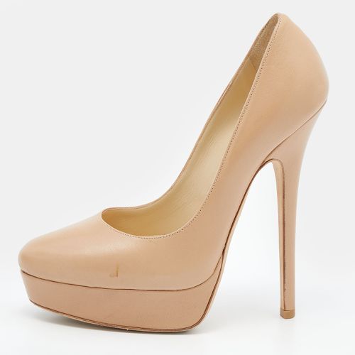 Leather Cosmic Platform Pumps Size 37 - Jimmy Choo - Modalova