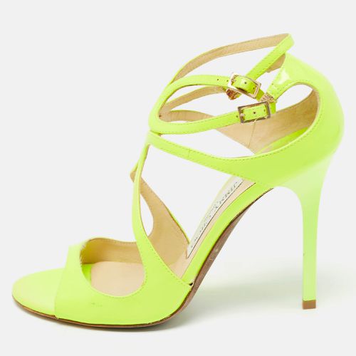 Neon Leather Lance Sandals Size 36 - Jimmy Choo - Modalova