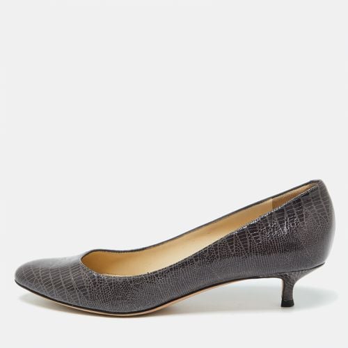 Lizard Embossed Leather Pumps Size 38.5 - Jimmy Choo - Modalova