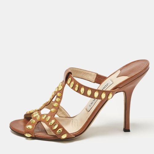 Leather Slide Sandals Size 37.5 - Jimmy Choo - Modalova