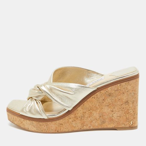 Leather Narisa Wedge Sandals Size 39 - Jimmy Choo - Modalova