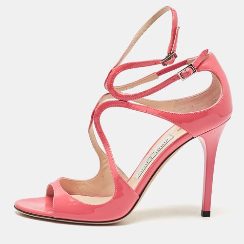 Patent Leather Lance Ankle Strap Sandals Size 39 - Jimmy Choo - Modalova