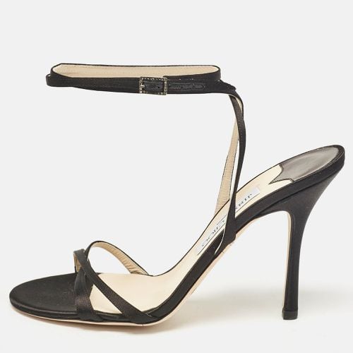 Satin Elaine Ankle Strap Sandals Size 38.5 - Jimmy Choo - Modalova