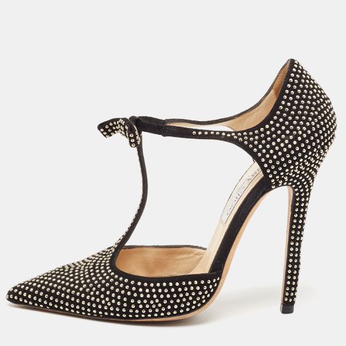 Studded Suede Talan T Strap Pumps Size 36 - Jimmy Choo - Modalova