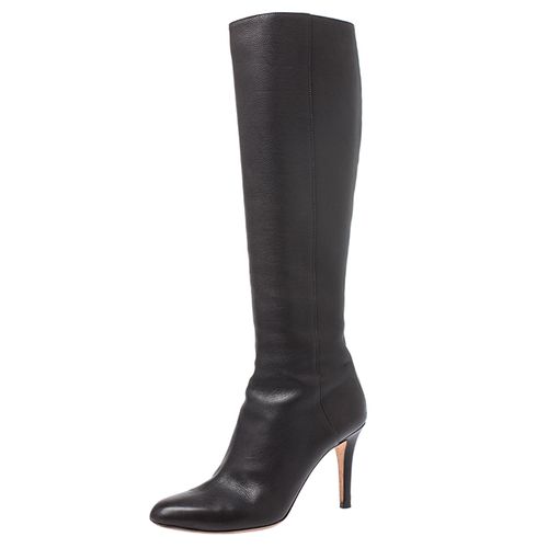 Dark Leather Knee Boots Size 37.5 - Jimmy Choo - Modalova